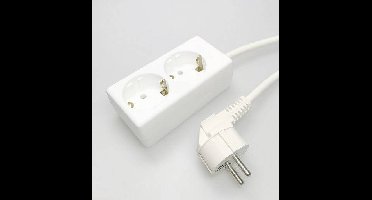 Martin Kaiser 1020ZL/15W/kws Stekkerdoos 2-voudig Wit Randaarde stekker 1 stuk(s)