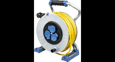 AS Schwabe 22733 Kabelhaspel 50.00 m Geel Randaarde stekker