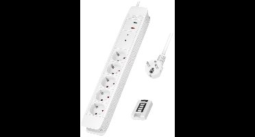 LogiLink LPS402 Draadloze stekkerdoos Wit Randaarde stekker 1 stuk(s)