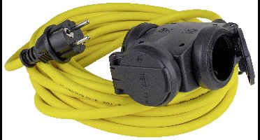 AS Schwabe 61457 Stroom Verlengkabel 16 A Geel 1.5 m AT-N07V3V3-F 3G 1,5 mm²