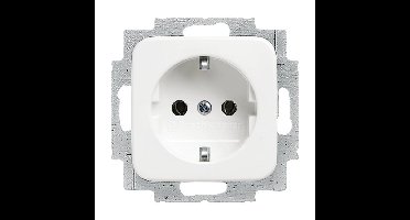 Busch-Jaeger 20 EUC-214 Wandcontactdoos Inzetstuk Reflex SI, Reflex SI Lineair Zuiver wit (RAL 9010), Alpine-wit 1 stuk(s)