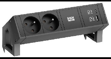 Bachmann 902980 Stekkerdoos Zwart 1 stuk(s)