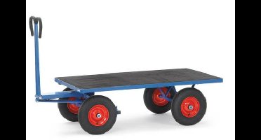 Fetra Hauptartikel 6406V Trekkar Staal Poedercoating Laadvermogen (max.): 1250 kg Materiaal banden=Massief rubber