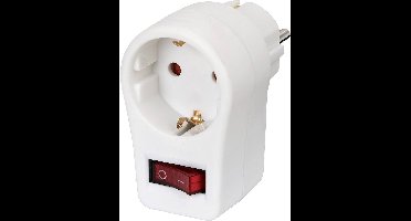 Brennenstuhl 1508070 Schakelbare tussenstekker Wit