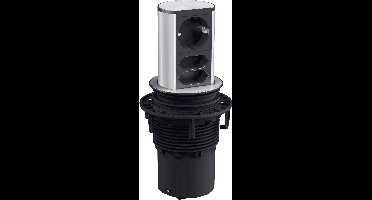 Bachmann 928.003 Stekkerdoostoren 3-voudig Zilver, Zwart 1 stuk(s)