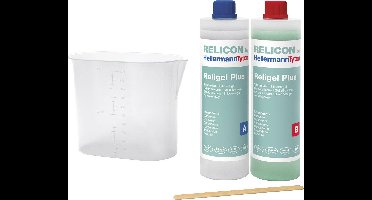 HellermannTyton 435-00752 Religel Plus 1000ml-SIG-CL/GN Tweecomponenten gel Inhoud: 1 stuk(s)