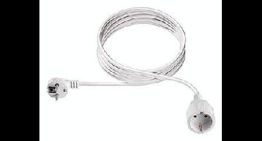 Bachmann 341.203S Stroom Verlengkabel 16 A Wit 10.00 m H05VV-F 3G 1,5 mm²
