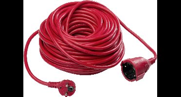 AS Schwabe 60361 Stroom Verlengkabel 16 A Rood 25.00 m H05VV-F 3G 1,5 mm²