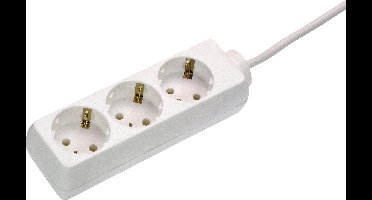 AS Schwabe 11331 Stekkerdoos Wit Randaarde stekker 1 stuk(s)