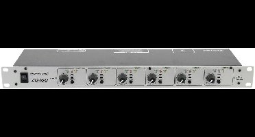 Omnitronic ZD-160 19 inch mengpaneel Aantal kanalen:6