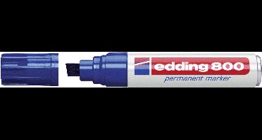 Edding Permanentmarker 4-800-1-1003 Permanent marker Blauw Watervast: Ja