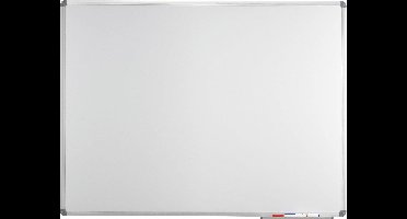 Maul Whiteboard MAULstandard, Emaille (b x h) 45 cm x 30 cm Wit Emaille coating Incl. opbergbakje, Horizontaal- of verticaalformaat