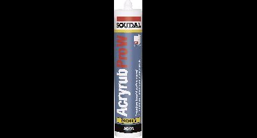 Soudal ACRYRUB PRO W Acryl Kleur (specifiek): Grijs 310 ml