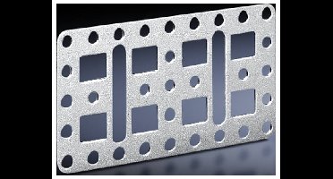 Rittal SZ 4532.000 Montageplaat (l x b) 60 mm x 110 mm Plaatstaal 4 stuk(s)