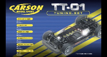 Carson Modellsport 908123 Reserveonderdeel TT-01(E) Tuningset