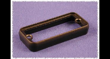 Hammond Electronics 1455QBBK 1455QBBK Omlijsting (l x b x h) 8 x 120.5 x 51.5 mm ABS Zwart 2 stuk(s)