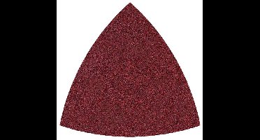 Wolfcraft 5885000 Schuurpapier voor handschuurmachine Met klittenband, Ongeperforeerd Korrelgrootte (num) 40, 60 Hoekmaat 95 mm 5 stuk(s)