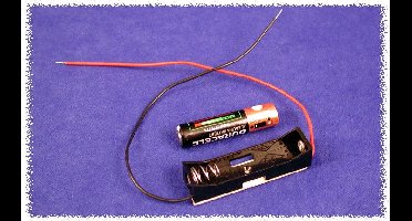 Hammond Electronics BH1AAAW Batterijhouder 1x AAA Kunststof Zwart 1 stuk(s)
