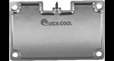 QuickCool QHD-46003 3-D heatdiffuser Boorgaten (l x b x h) 56 x 56 x 3 mm