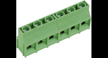 PTR Hartmann 50841060201D Klemschroefblok 4.00 mm² Aantal polen 6 Groen 1 stuk(s)