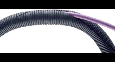 LAPP 61806575 SILVYN® RILL PA6 SINUS 1,3 x 25,4 Beschermslang (ribbelslang) Zwart 21.30 mm per meter
