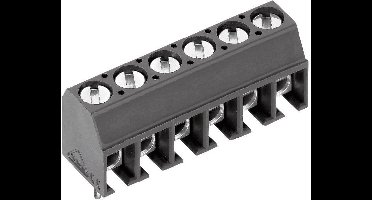 PTR Hartmann 50550060121G Klemschroefblok 1.00 mm² Aantal polen 6 Grijs 1 stuk(s)