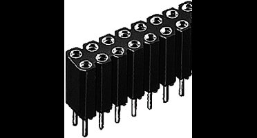 Fischer Elektronik Female header (precisie) Aantal rijen: 2 Aantal polen per rij: 36 10026762 1 stuk(s)