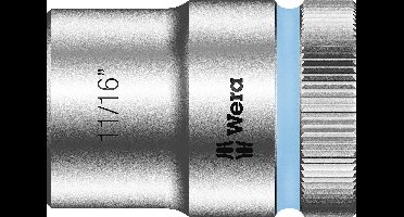 Wera 8790 HMC 05003624001 Dop (zeskant) Dopsleutelinzetstuk 12.5 mm 11/16 1/2 (12,5 mm)