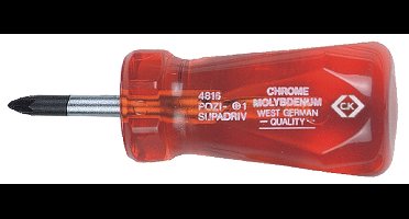 C.K T4816 1 Werkplaats Kruiskop schroevendraaier PZ 1 Koplengte: 25 mm DIN ISO 8764