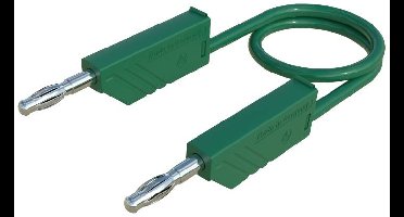 Hirschmann Test & Measurement CO MLN 200/1 Meetsnoer Banaanstekker 4 mm Banaanstekker 4 mm 2.00 m Groen 1 stuk(s)