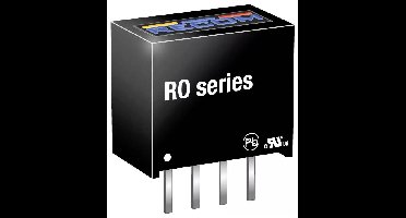 RECOM RO-2405S/P DC/DC-converter, print 24 V/DC 5 V/DC 200 mA 1 W Aantal uitgangen: 1 x Inhoud 1 stuk(s)