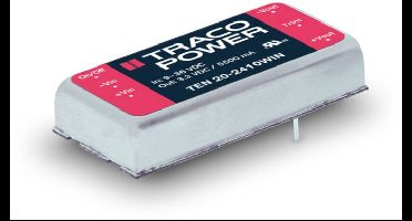 TracoPower TEN 20-2412WIN DC/DC-converter, print 24 V/DC 12 V/DC 1.67 A 20 W Aantal uitgangen: 1 x Inhoud 1 stuk(s)