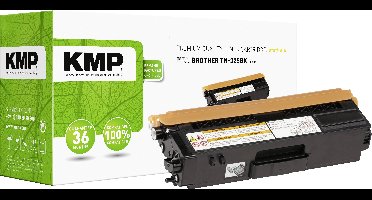 KMP Tonercassette vervangt Brother TN-325BK, TN325BK Compatibel Zwart 4000 bladzijden B-T38