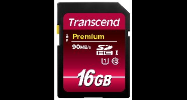 Transcend Premium 400 SDHC-kaart 16 GB Class 10, UHS-I