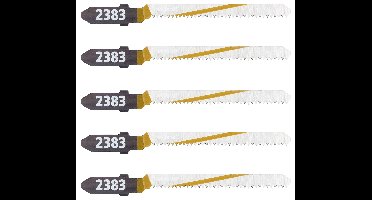 Wolfcraft 2393000 5 Decoupeerzaagbladen 5 stuk(s)