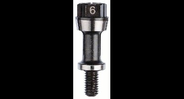 Bosch Accessories 1608570043 Bosch Accessories 1608570043 Spantang met spanmoer, 6 mm, geschikt voor GGS 16 Diameter 6 mm Diameter 6 mm