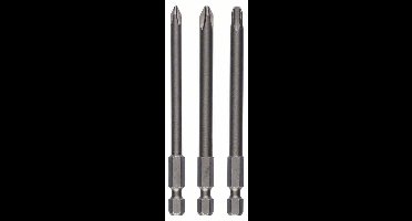 Bosch Accessories 2607001758 Bitset PH 1, PH 2, PH 3 Extra hard E 6.3 3 stuk(s)
