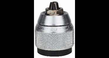 Bosch Accessories 2608572149 Snelspanboorhouder verchroomd, 1,5 tot 13 mm, 1/2 inch tot 20