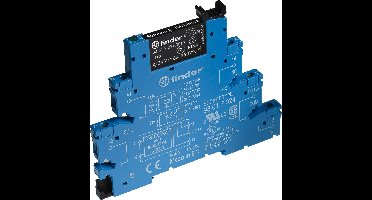 Finder 38.51.0.024.0060 Relaismodule (modulair) Nominale spanning: 24 V/DC, 24 V/AC Schakelstroom (max.): 6 A 1x wisselcontact Tray 1 stuk(s)