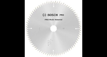 Bosch Accessories Multi Material 2608640450 Hardmetaal-cirkelzaagblad 254 x 30 x 3.2 mm Aantal tanden: 80 1 stuk(s)