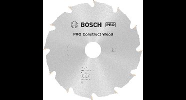 Bosch Accessories Construct Wood 2608640632 Hardmetaal-cirkelzaagblad 180 x 30 x 2.6 mm Aantal tanden: 12 1 stuk(s)