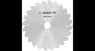 Bosch Accessories Optiline Wood 2608640725 Hardmetaal-cirkelzaagblad 235 x 30 x 2.8 mm Aantal tanden: 24 1 stuk(s)