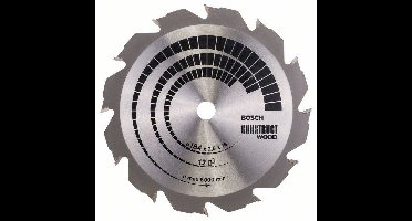 Bosch Accessories Construct Wood 2608641200 Hardmetaal-cirkelzaagblad 184 x 16 x 2.6 mm Aantal tanden: 12 1 stuk(s)