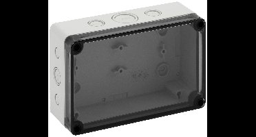 Spelsberg TK PS 1811-6f-tm Installatiebehuizing 180 x 110 x 63 Polycarbonaat, Polystereen (EPS) Grijs-wit (RAL 7035) 1 stuk(s)
