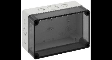 Spelsberg TK PS 1811-8f-tm Installatiebehuizing 180 x 110 x 84 Polycarbonaat, Polystereen (EPS) Grijs-wit (RAL 7035) 1 stuk(s)