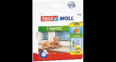 tesa E-PROFILE 05463-00120-00 Afdichtingstape tesamoll Wit (l x b) 6 m x 9 mm 1 stuk(s)