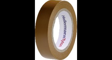 HellermannTyton HelaTape Flex 15 710-00107 Isolatietape HelaTape Flex 15 Bruin (l x b) 10 m x 15 mm 1 stuk(s)