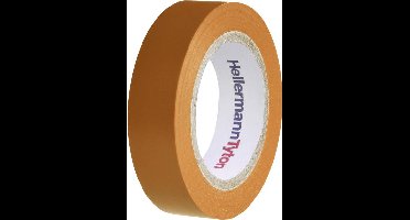 HellermannTyton HelaTape Flex 15 710-00110 Isolatietape HelaTape Flex 15 Oranje (l x b) 10 m x 15 mm 1 stuk(s)
