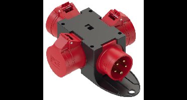 SIROX Kompaktverteiler ohne Zuleitung 943.0411 CEE-stroomverdeler 400 V 16 A