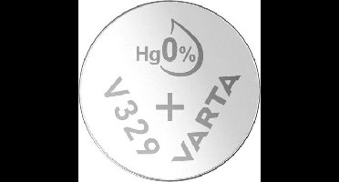Varta Knoopcel 329 1.55 V 1 stuk(s) 37 mAh Zilveroxide SILVER Coin V329/SR731 NaBli 1
